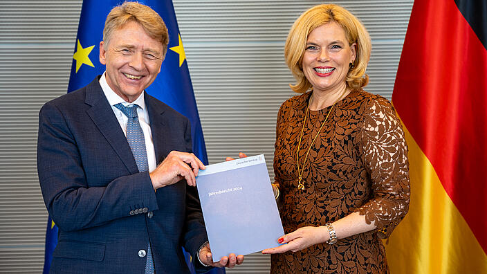 Helmut Frister und Julia Klöckner