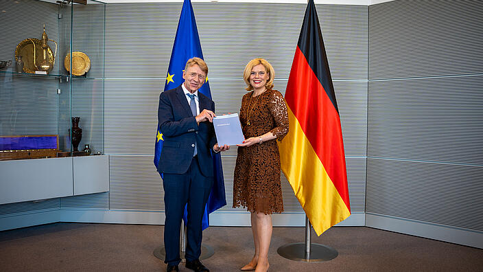 Helmut Frister und Julia Klöckner